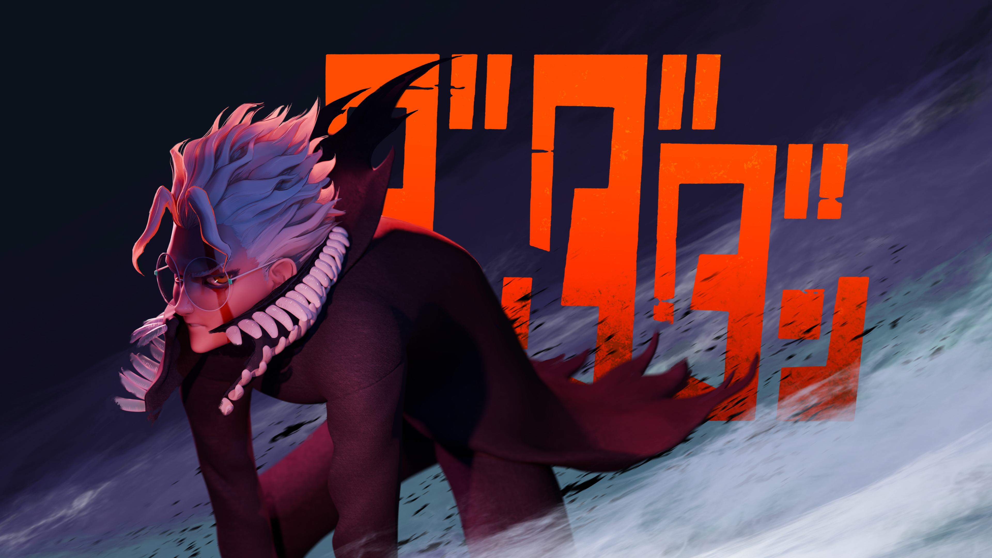 Okarun (Dandadan) Turbo Granny Wallpaper