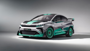 Skoda Enyaq RS Race 2025 Wallpaper