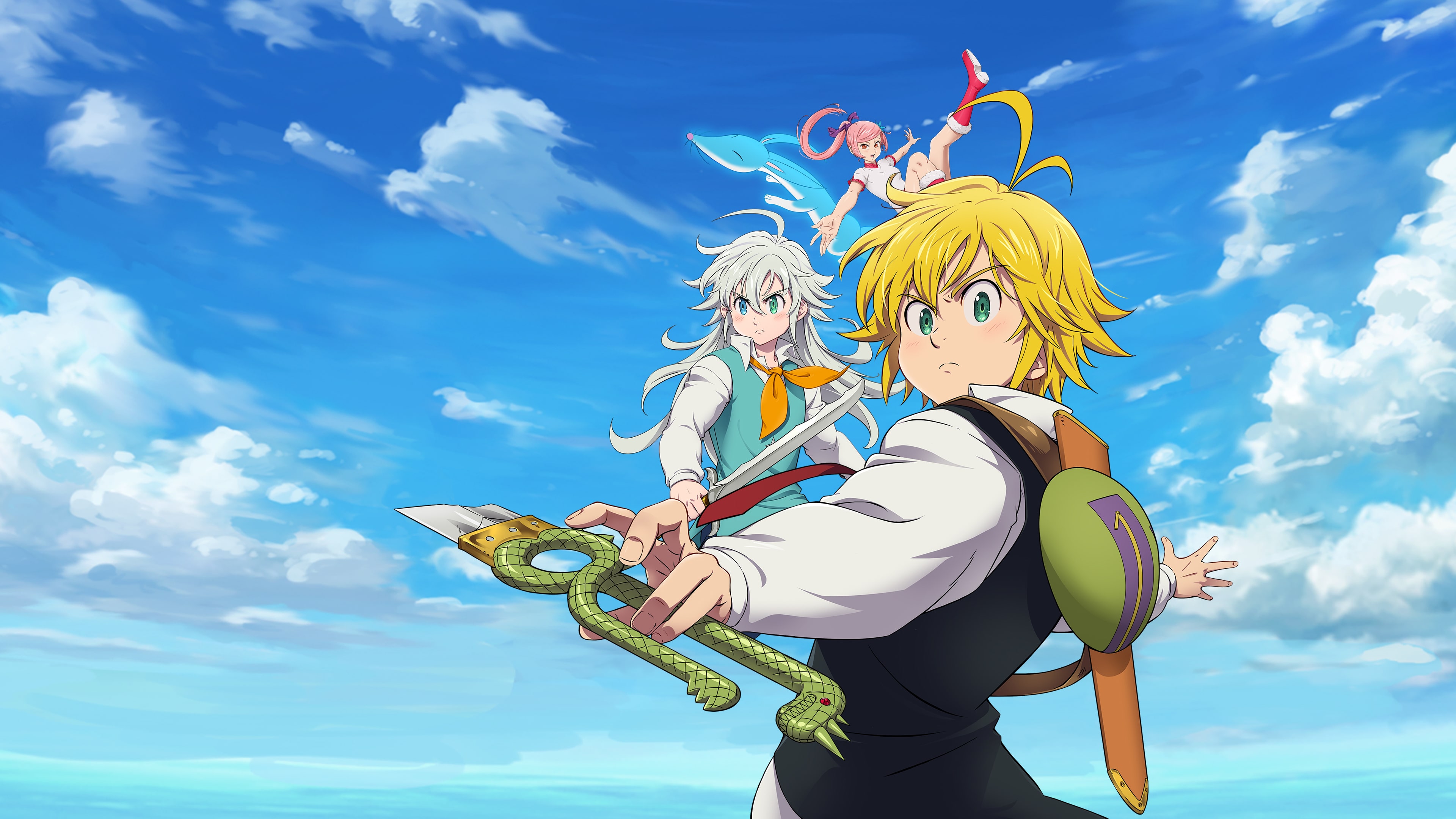 The Seven Deadly Sins: Origin Key Art Wallpaper