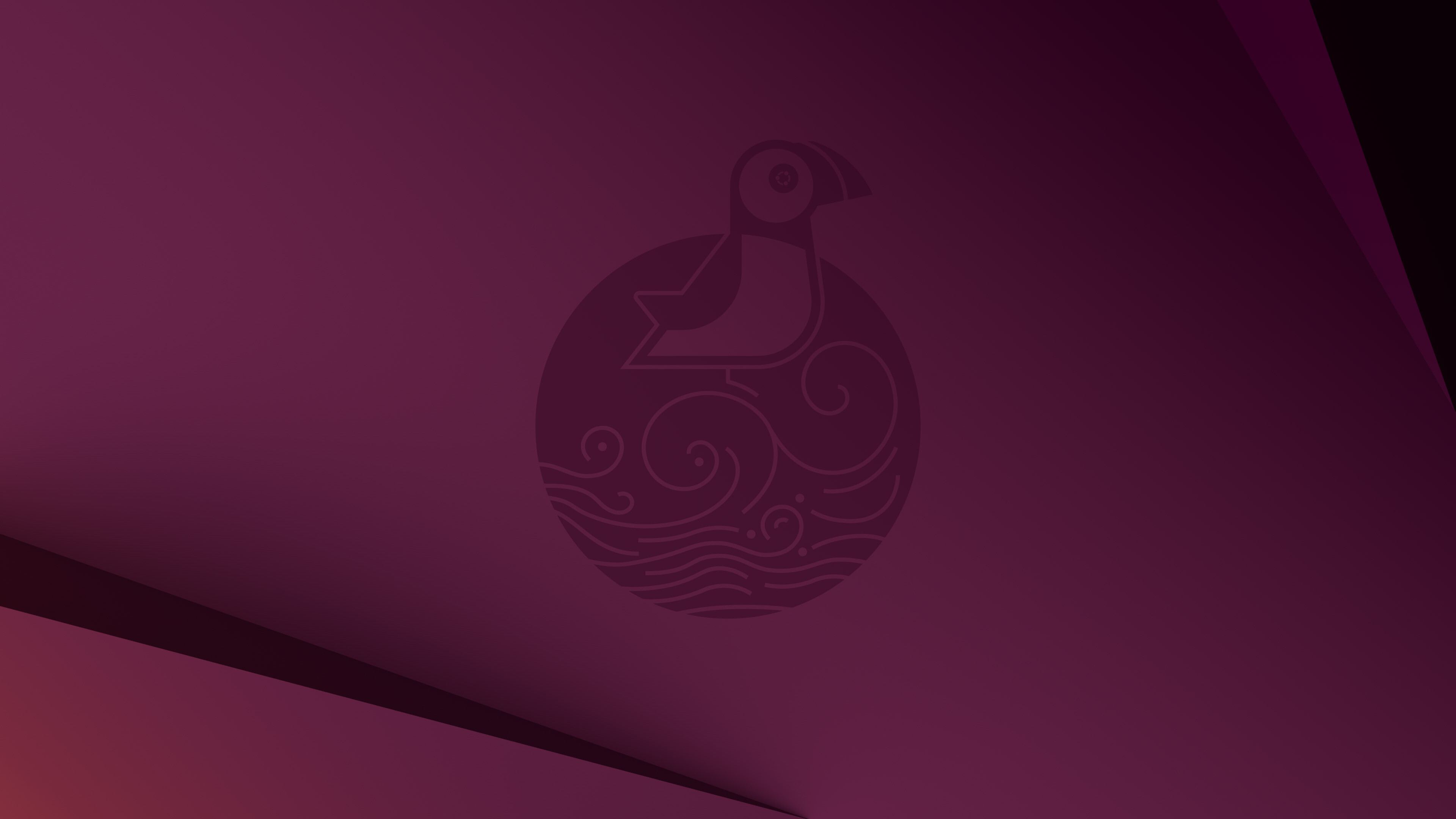 Ubuntu 25.04 Plucky Puffin Stock Wallpaper