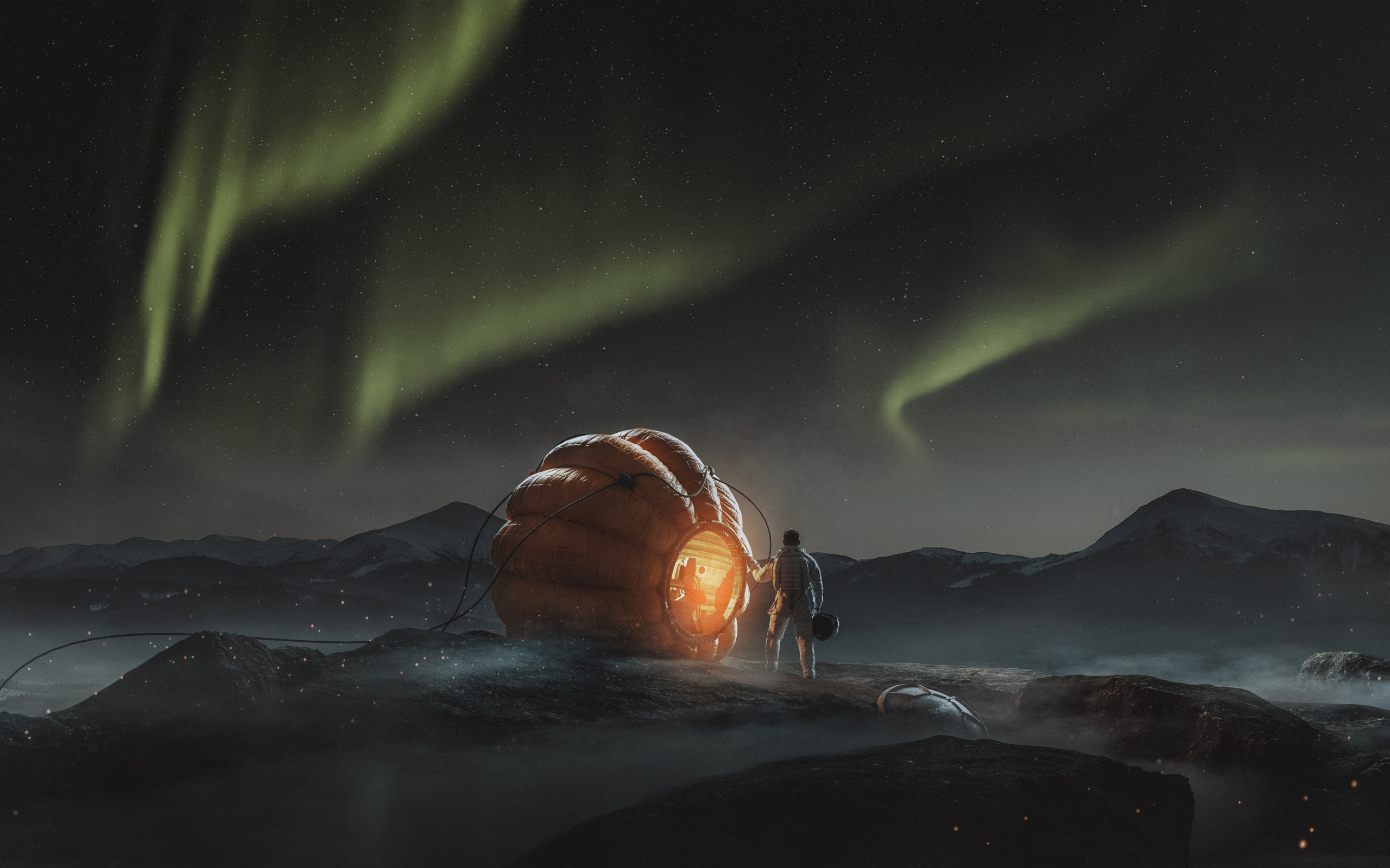 Astronaut Surrealism Wallpaper