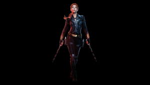 Black Widow AMOLED Wallpaper