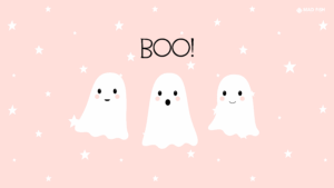 Cute Halloween Kawaii cartoon Wallpaper