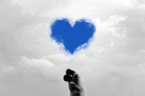 Love couple Cloudy Sky Wallpaper