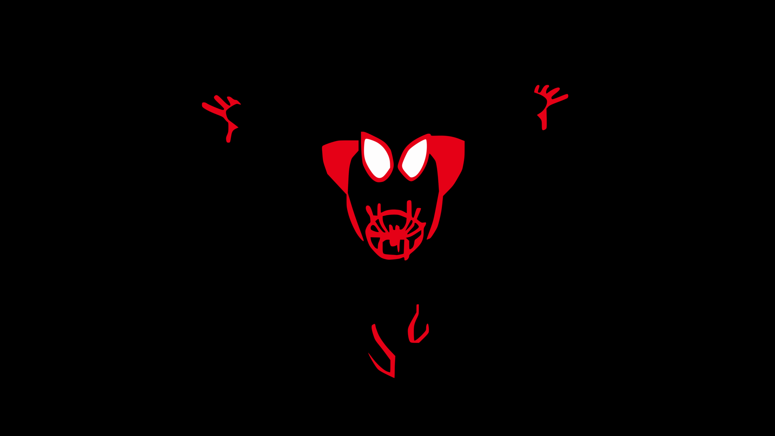 Miles Morales Minimal art Wallpaper