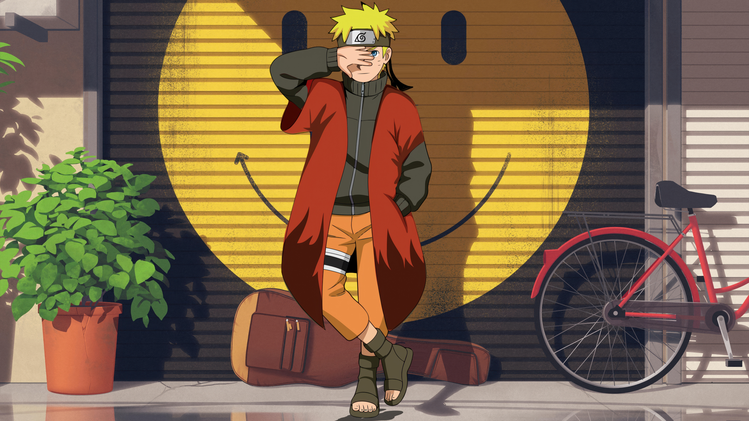 Naruto Uzumaki Smiley face Wallpaper