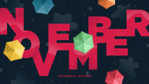 November Typography Wallpaper