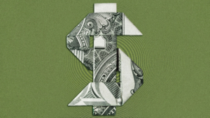Origami Dollar Bill Wallpaper