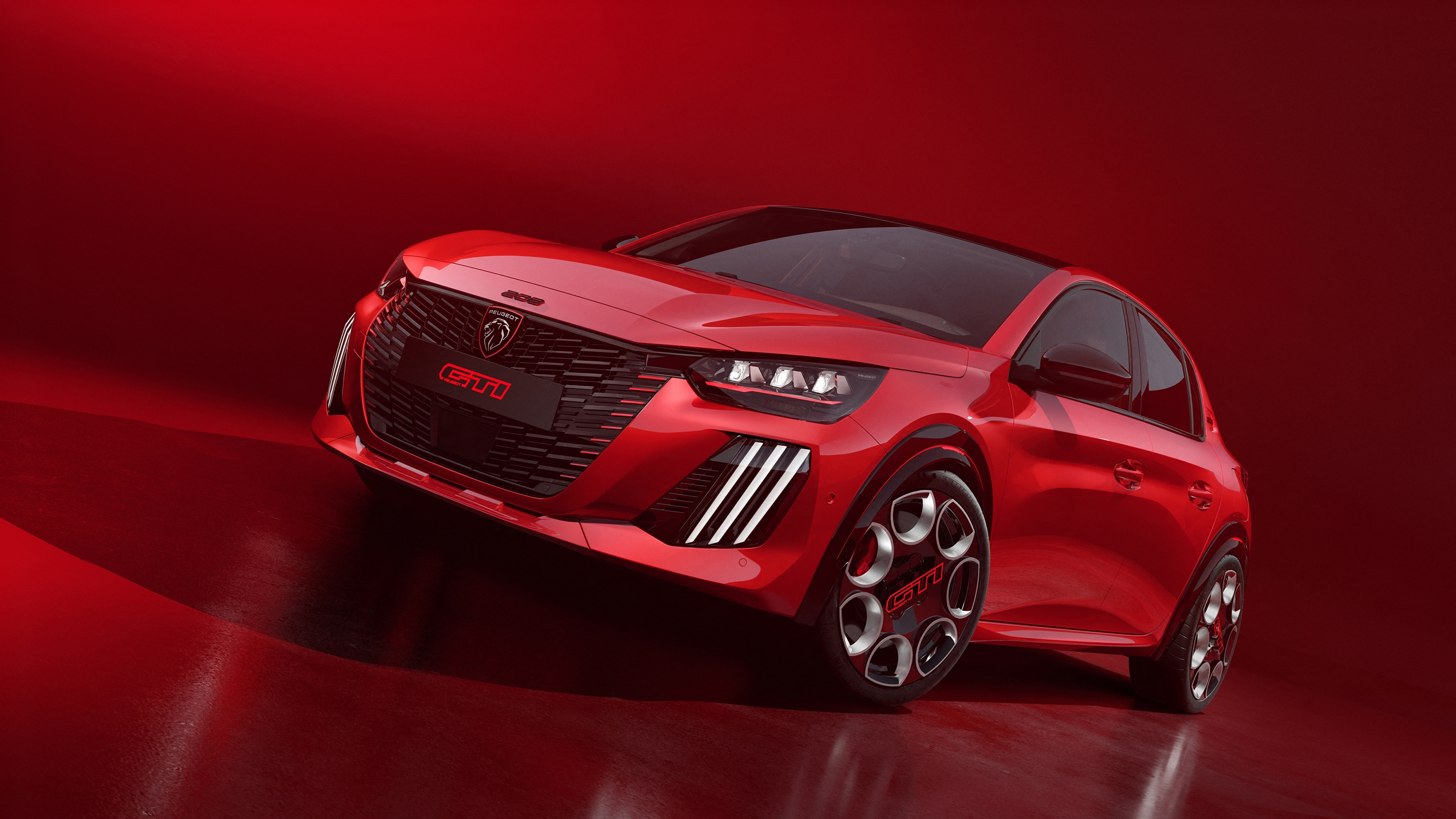 Peugeot E-208 GTi 2025 Wallpaper