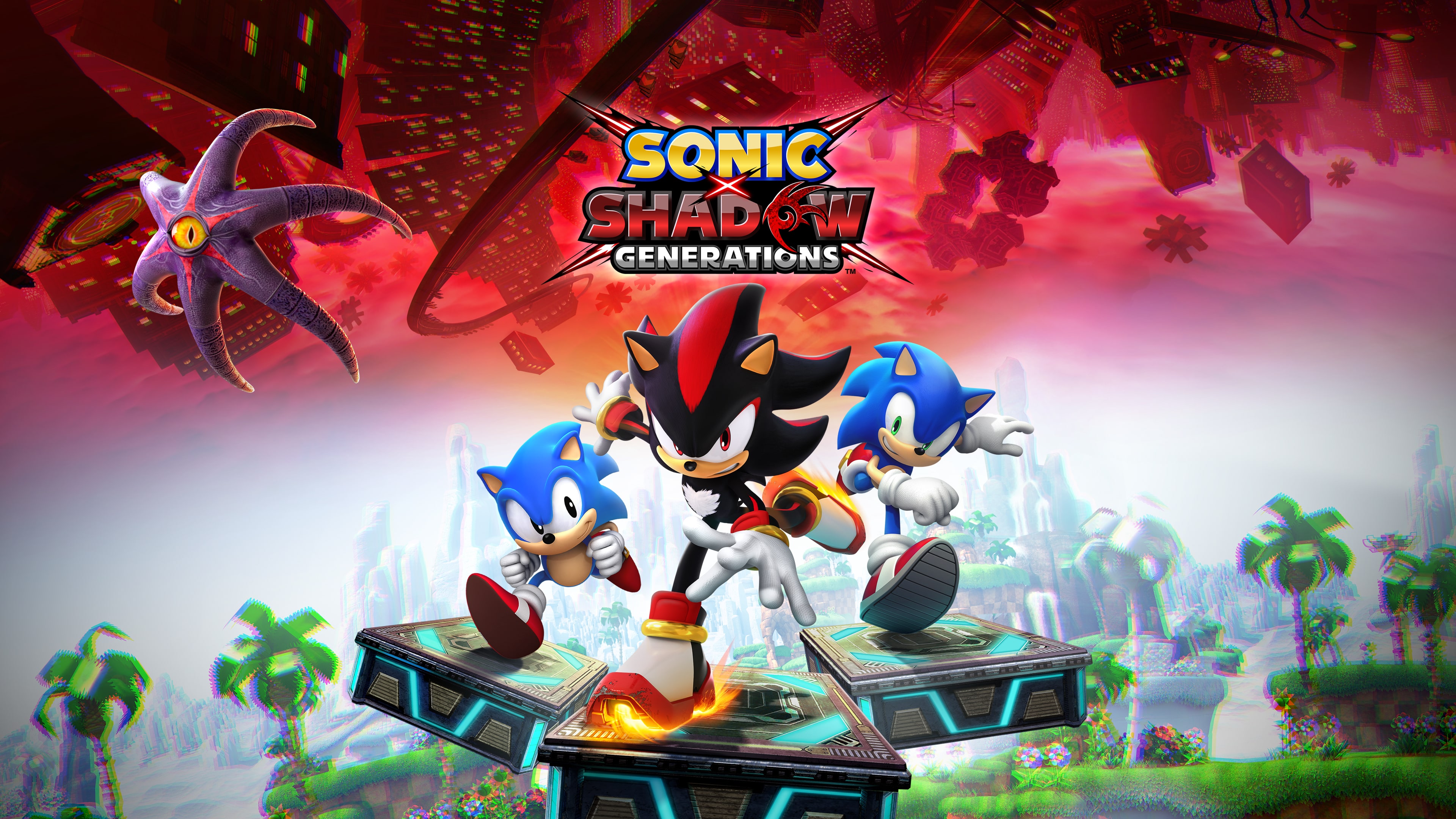 Sonic X Shadow Generations Game poster Wallpaper