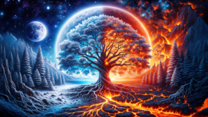 Surreal Duality Wallpaper