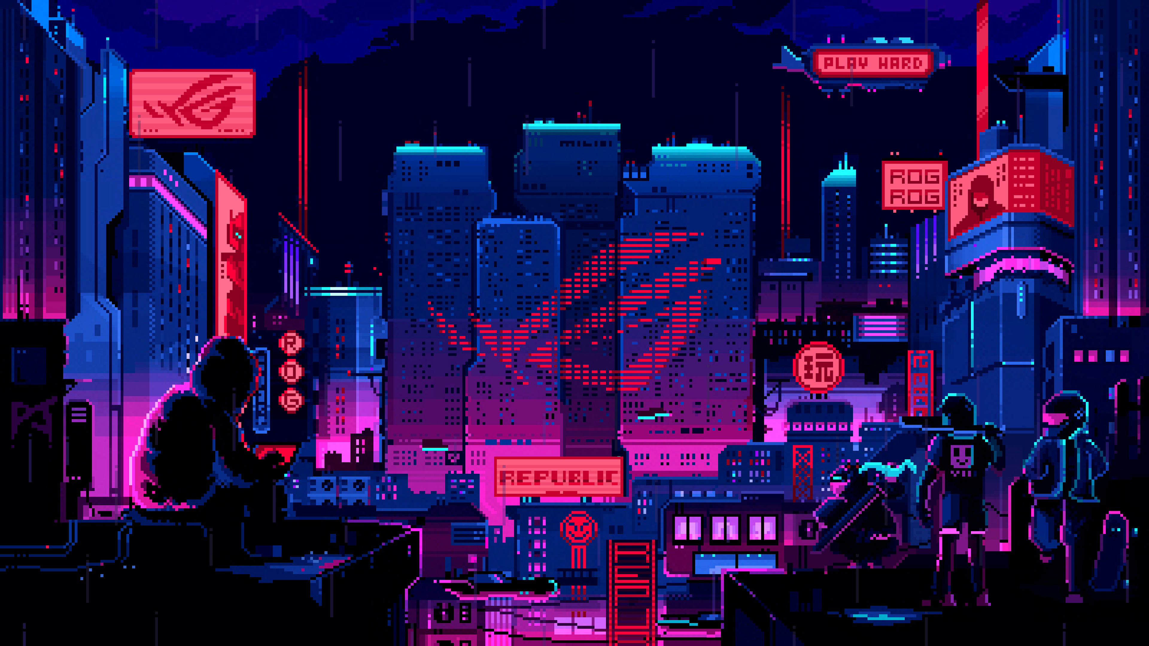 ASUS ROG Futuristic Wallpaper