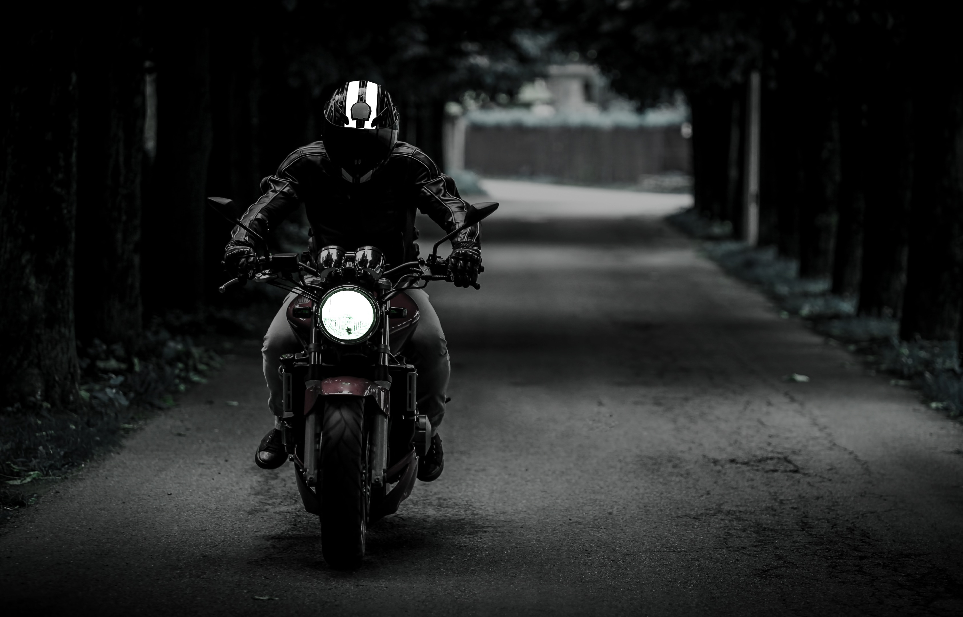 Biker Dark Wallpaper