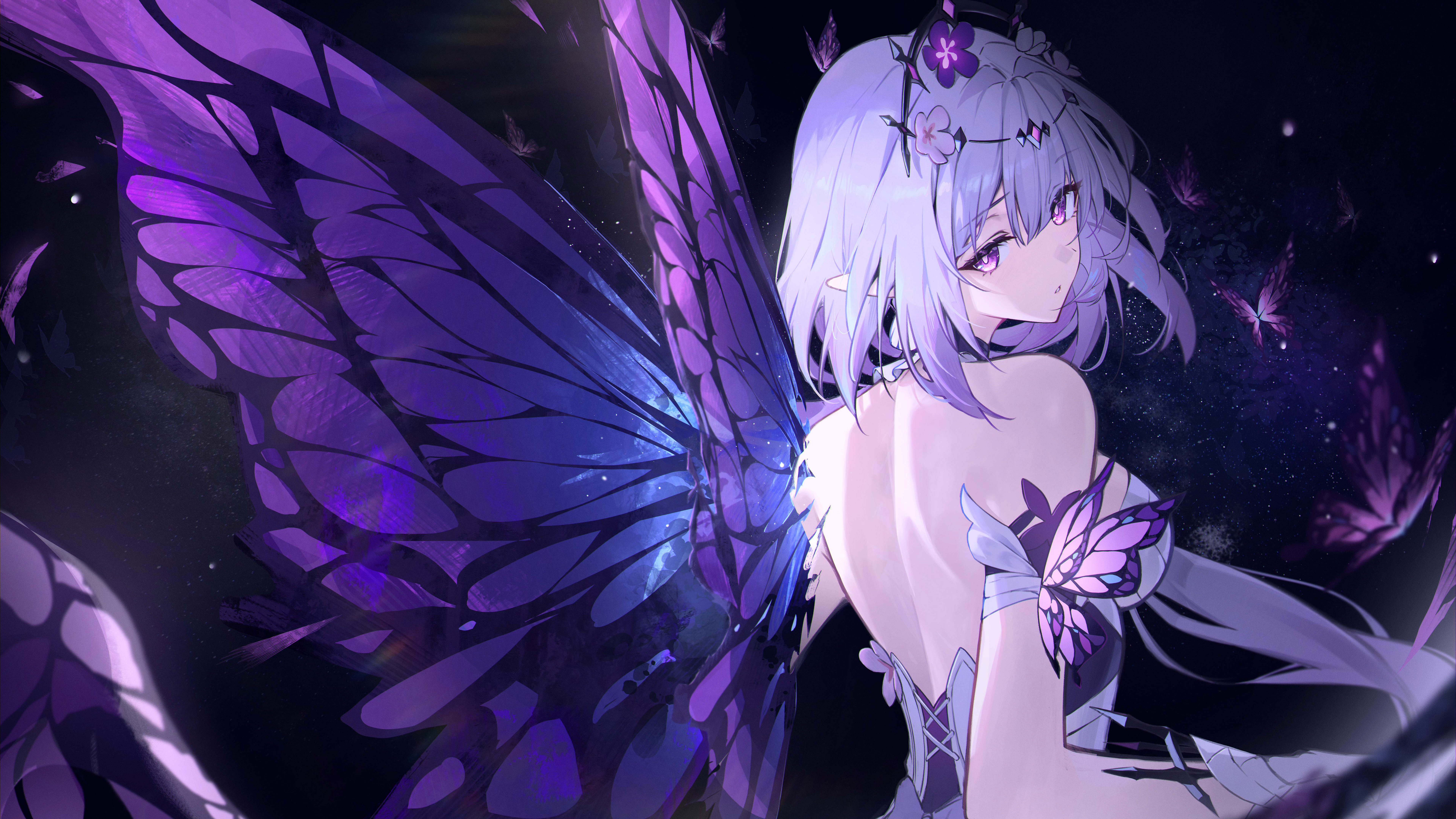 Castorice Purple aesthetic Wallpaper