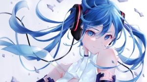 Hatsune Miku Anime girl Wallpaper