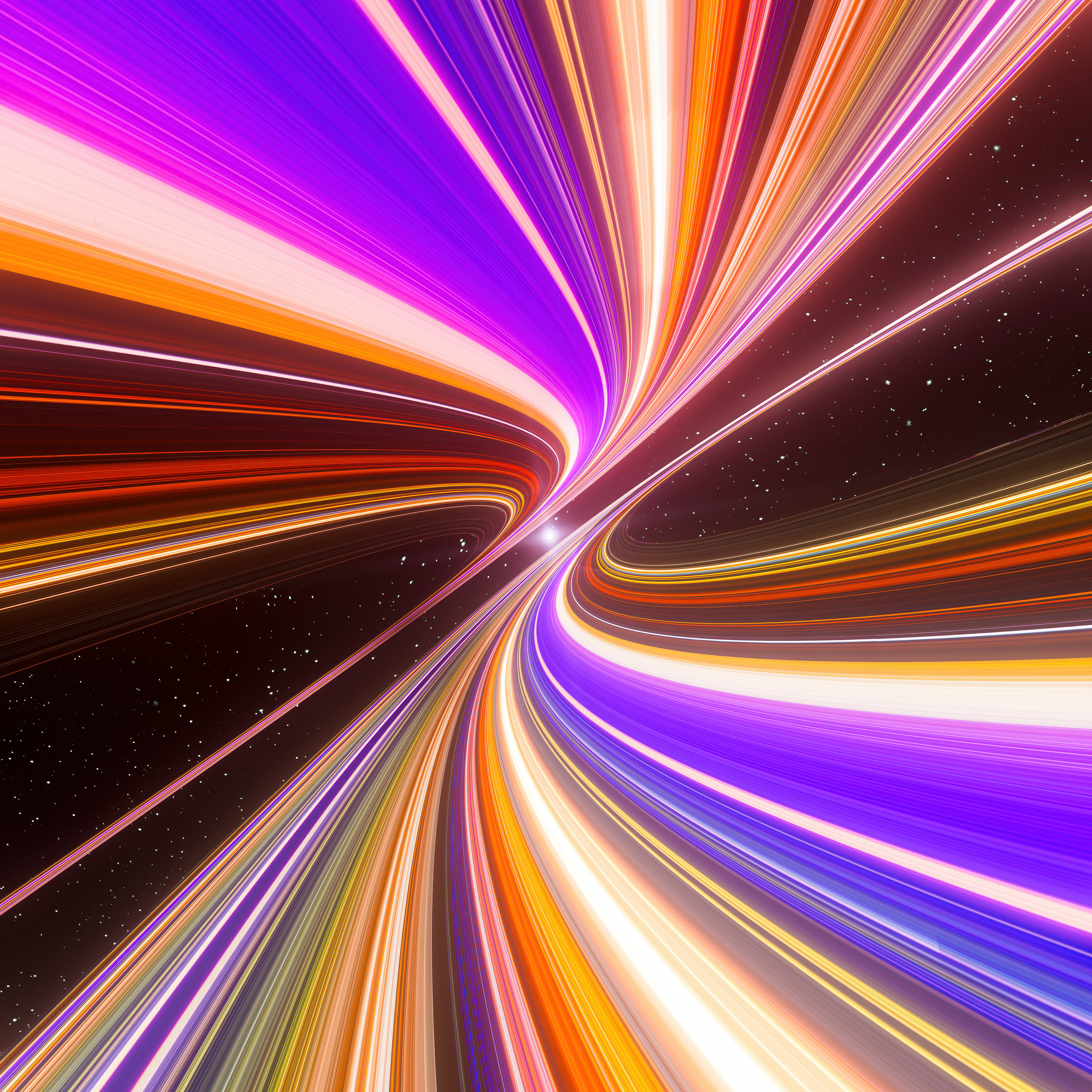 Cosmic Light trails Wallpaper