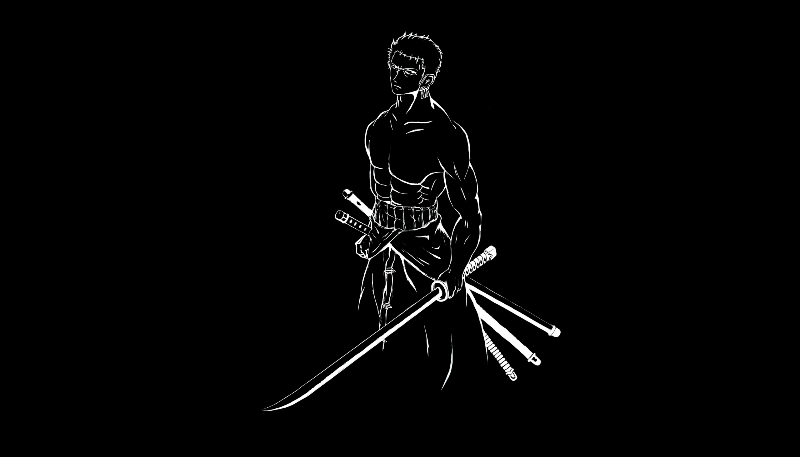 Roronoa Zoro AMOLED Wallpaper